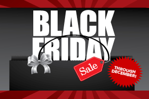 Black Friday Sale through December