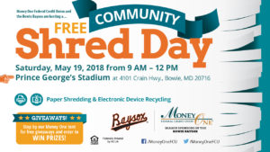 Free community shred day flyer