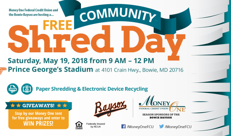 Free community shred day flyer