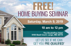 Free home buying seminar invitation with house