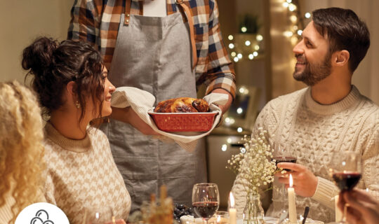 Lights, Room, Pale Room, People celebrating Thanksgiving, Thanksgiving food, big group